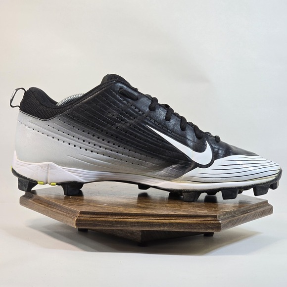 Nike Vapor Strike 5 TD Shoes Mens Size 13 Black White Baseball Cleats 684698-010 - Picture 7 of 10